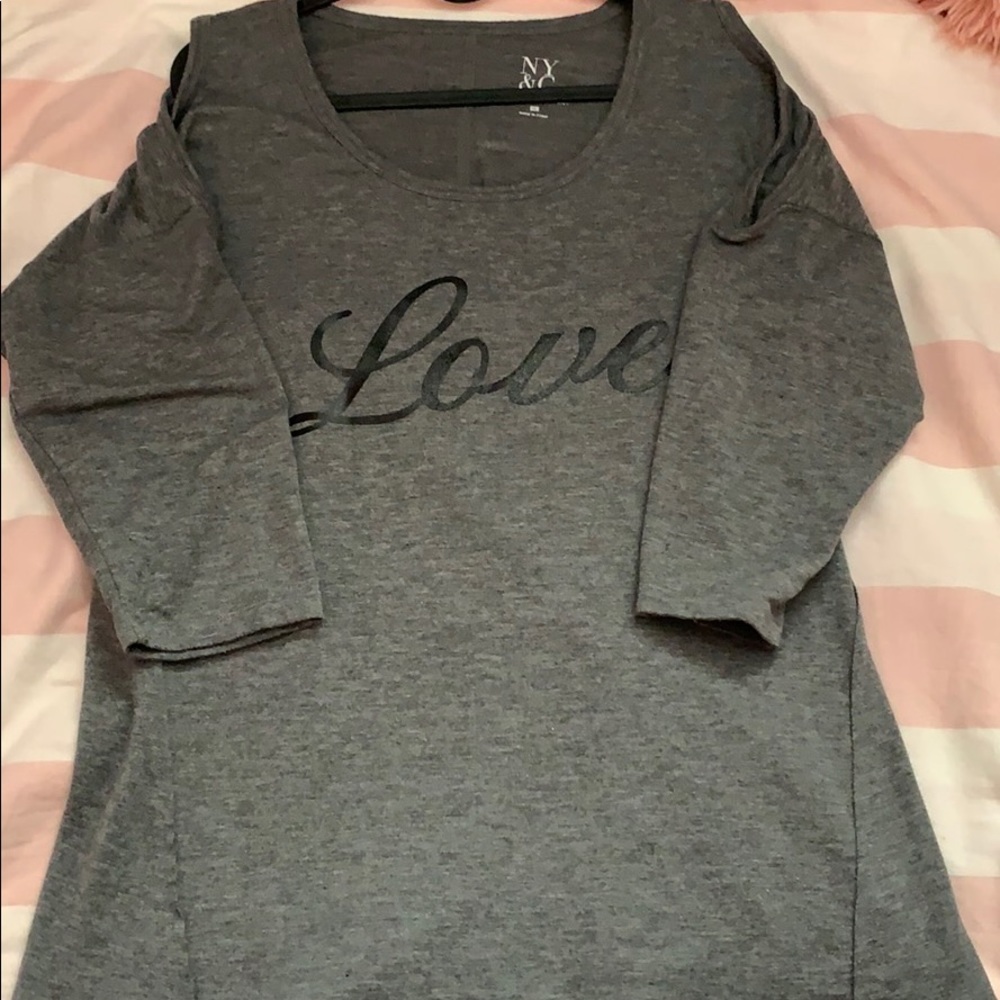 cut off shoulder sweater